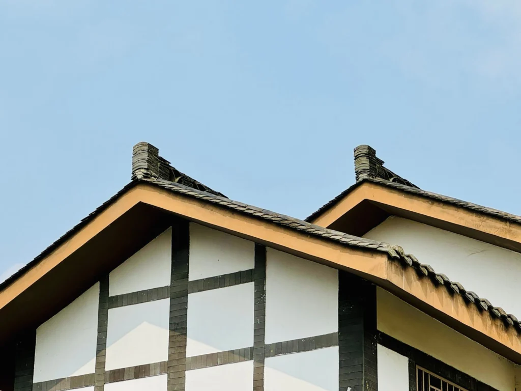 Toit d’une maison de village
