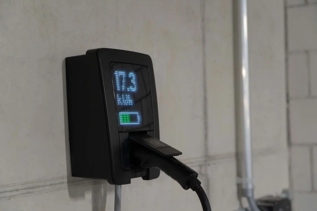 Prise de recharge d’un véhicule électrique