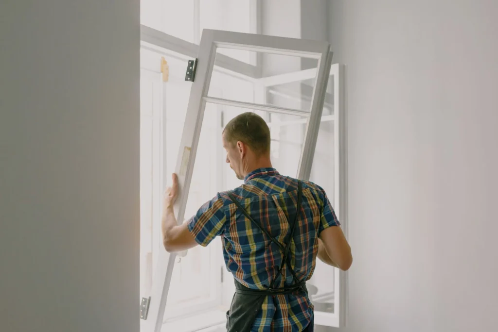 Remplacement de fenêtres pendant une rénovation