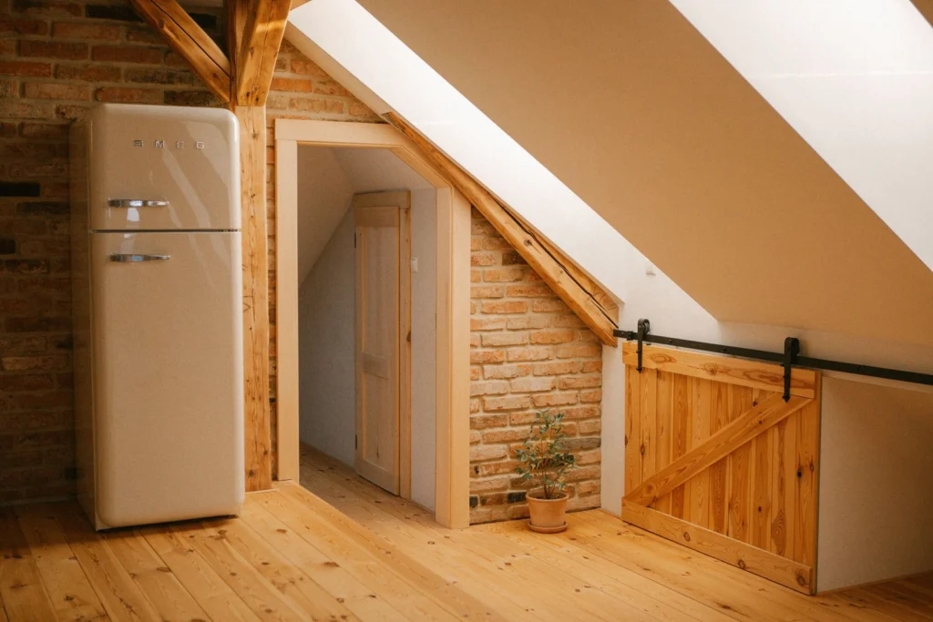Combles aménagés après isolation
