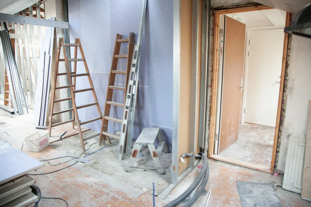 Maison en cours de rénovation